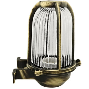Brootzo STEGA 10W LED Brass Bulkhead Outdoor Waterproof Sconce lamp Light Nautical Marine Boat Wall lamp Industrial Vintage Light E27
