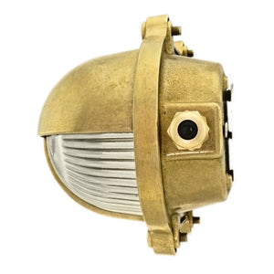 Brootzo Hood LED Brass Bulkhead Round Outdoor Waterproof lamp Light Nautical Marine Wall lamp Industrial Vintage Light E27