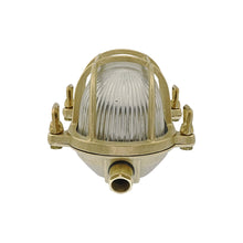 Load image into Gallery viewer, Gloria Brass Bulkhead Oval Outdoor Waterproof lamp Light Nautical Marine Boat Wall lamp Industrial Vintage Light
