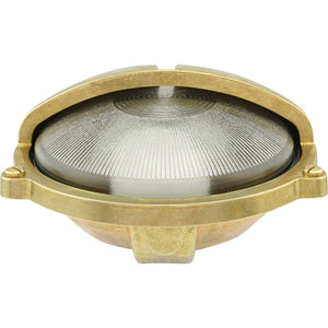 Brootzo Orbis 10W LED Brass Bulkhead Round Outdoor Waterproof lamp Light Nautical Marine Wall lamp Industrial Vintage Light