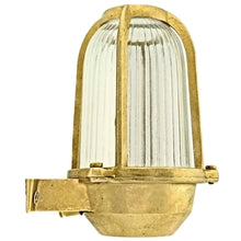 Load image into Gallery viewer, Brootzo STEGA 10W LED Brass Bulkhead Outdoor Waterproof Sconce lamp Light Nautical Marine Boat Wall lamp Industrial Vintage Light E27
